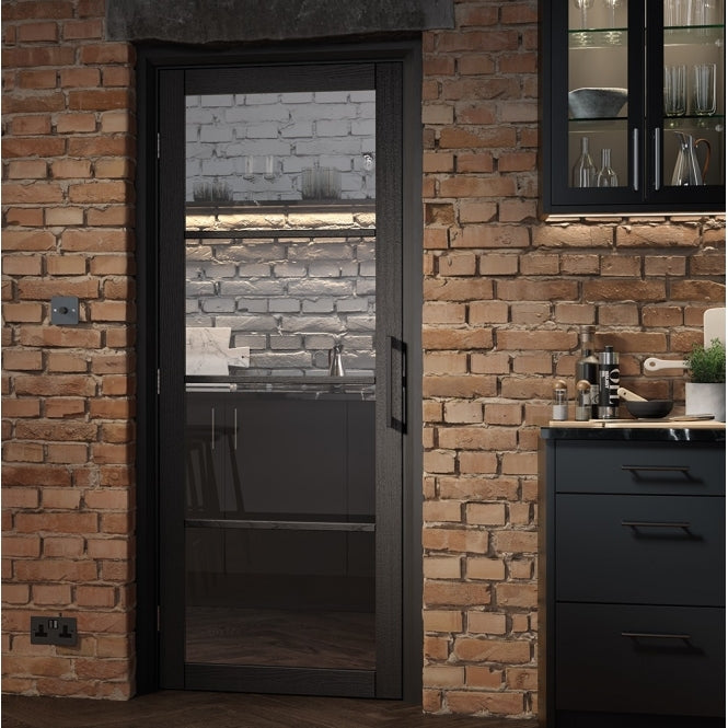 LPD Dark Charcoal Soho Internal Glazed Door