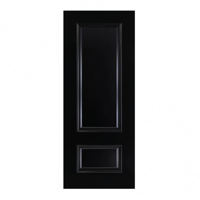 Deanta Sandringham Black Pre-Finished FD30 Fire Door