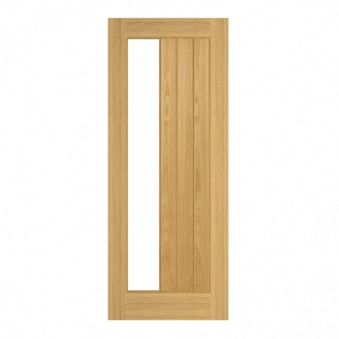 Deanta Ely Prefinished Oak Internal Glazed Door (1SL)