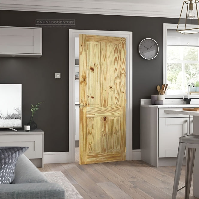 LPD Knotty Pine 4-Panel Internal Door