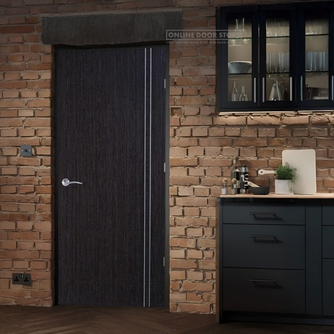 LPD Zanzibar Ash Grey Composite FD30 Fire Door