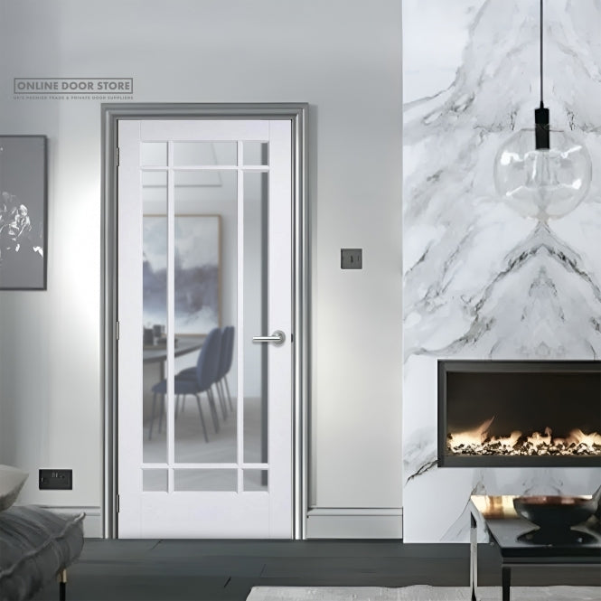 LPD White Manhattan Internal Glazed Door 9L