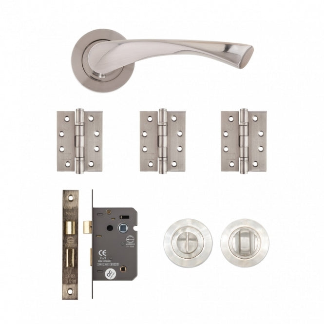 Deanta Fortuna Bathroom Kit Satin - FD30