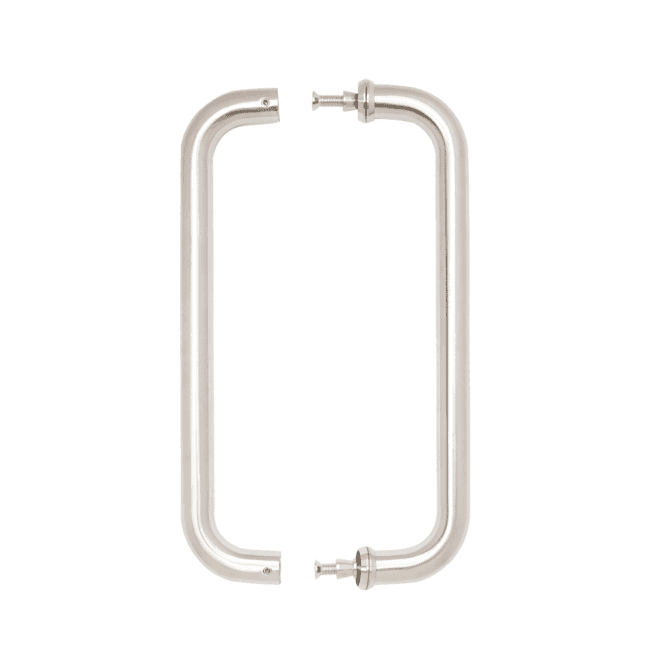 Deanta D-Pull Handle Satin Steel 22mm - Pair