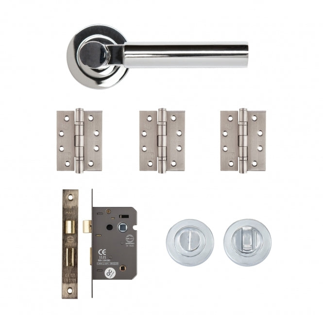 Deanta Arcadia Bathroom Kit Polished Chrome Finish -FD30