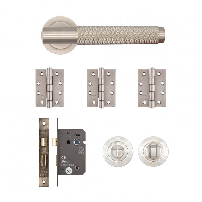 Deanta Sparta Bathroom Kit Satin Nickel -FD30