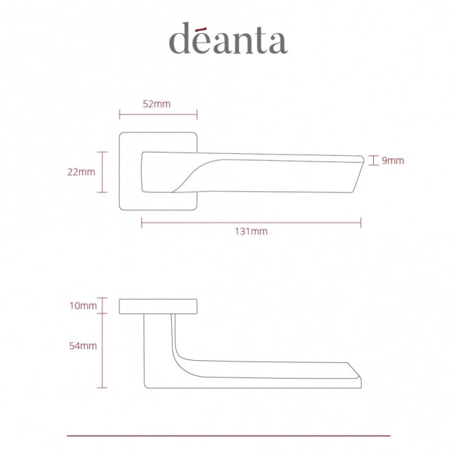 Deanta Athens Latch Kit Satin Nickel - FD30