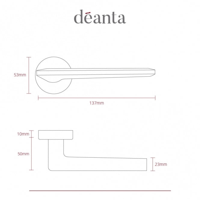 Deanta Ithaca Latch Kit Satin Nickel -FD30