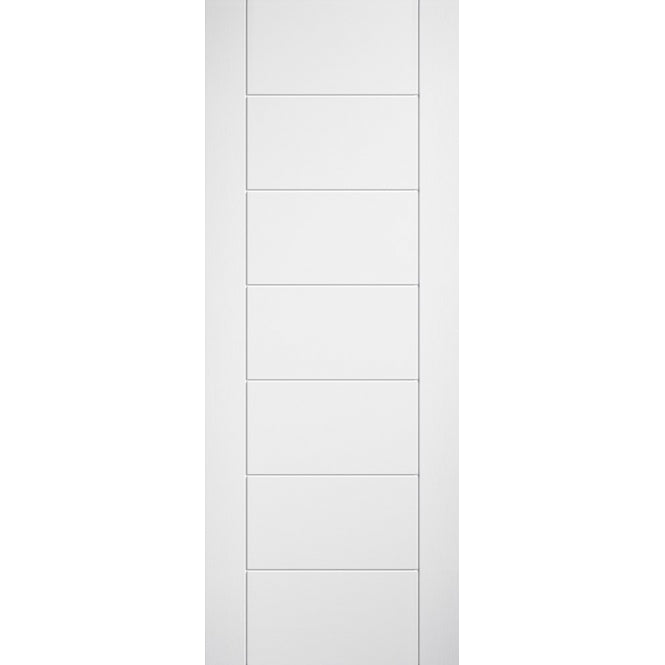 Aster Ladder 7-Panel White Primed FD30 Fire Door