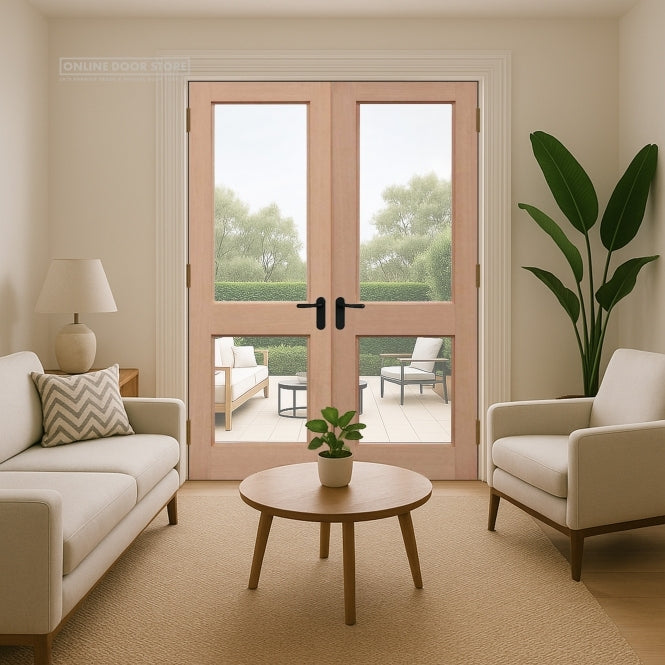 LPD Hemlock Unglazed 2XGG Unglazed External Door Pair