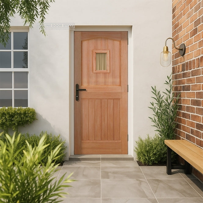 LPD Hardwood Stable 1L M&T Unglazed External Door