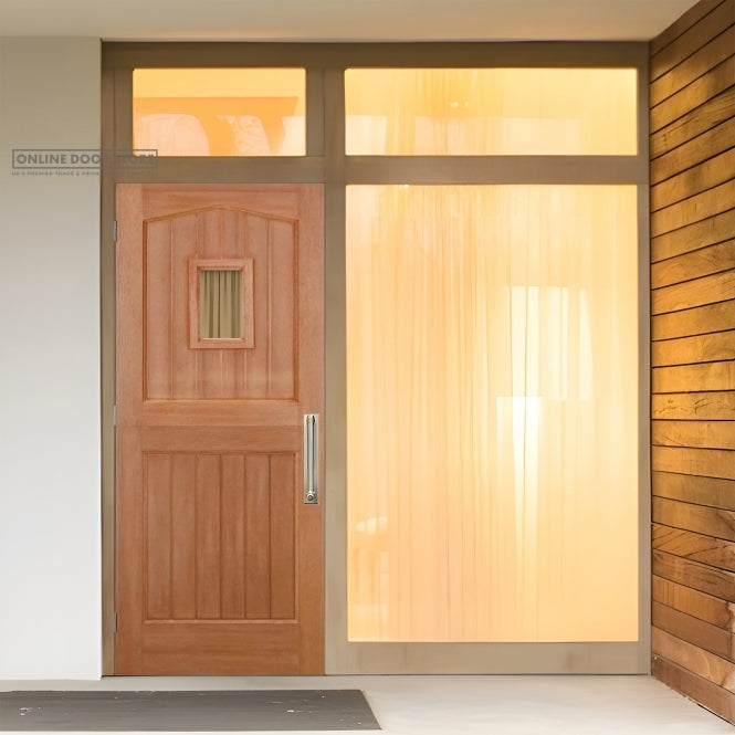 LPD Hardwood Stable Straight Top 1L M&T Unglazed External Door