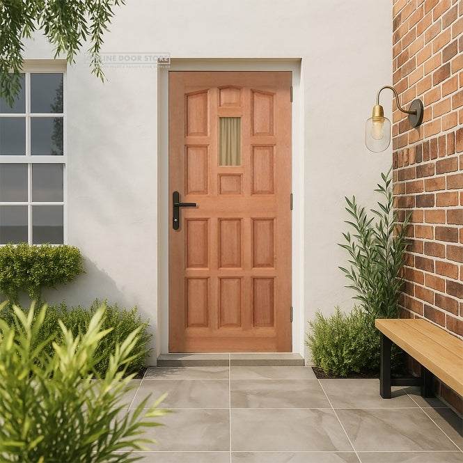 LPD Hardwood Elizabethan Dowelled Unglazed External Door