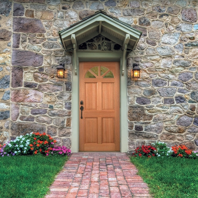 LPD Hardwood Carolina 4-Panel M&T External Door