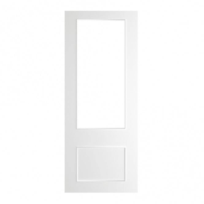 Deanta Sandringham White Primed Bevelled Internal Glazed Door