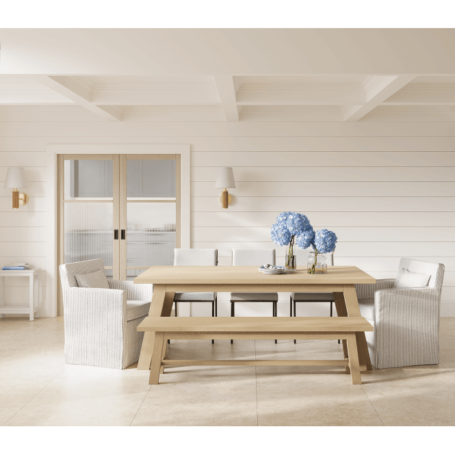 LPD Blonde Oak Sutton Reeded Glazed Internal Door