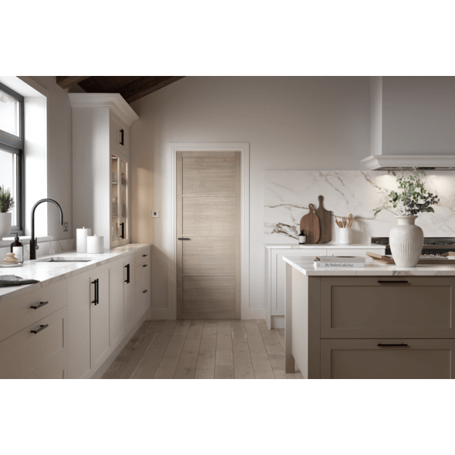 LPD Blonde Oak Soho 4-Panel Internal Door