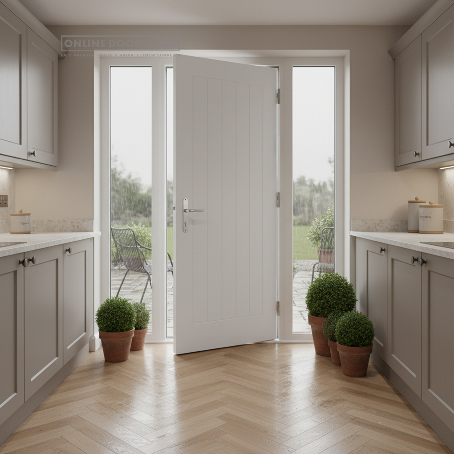 LPD GRP Mexicano White External Door