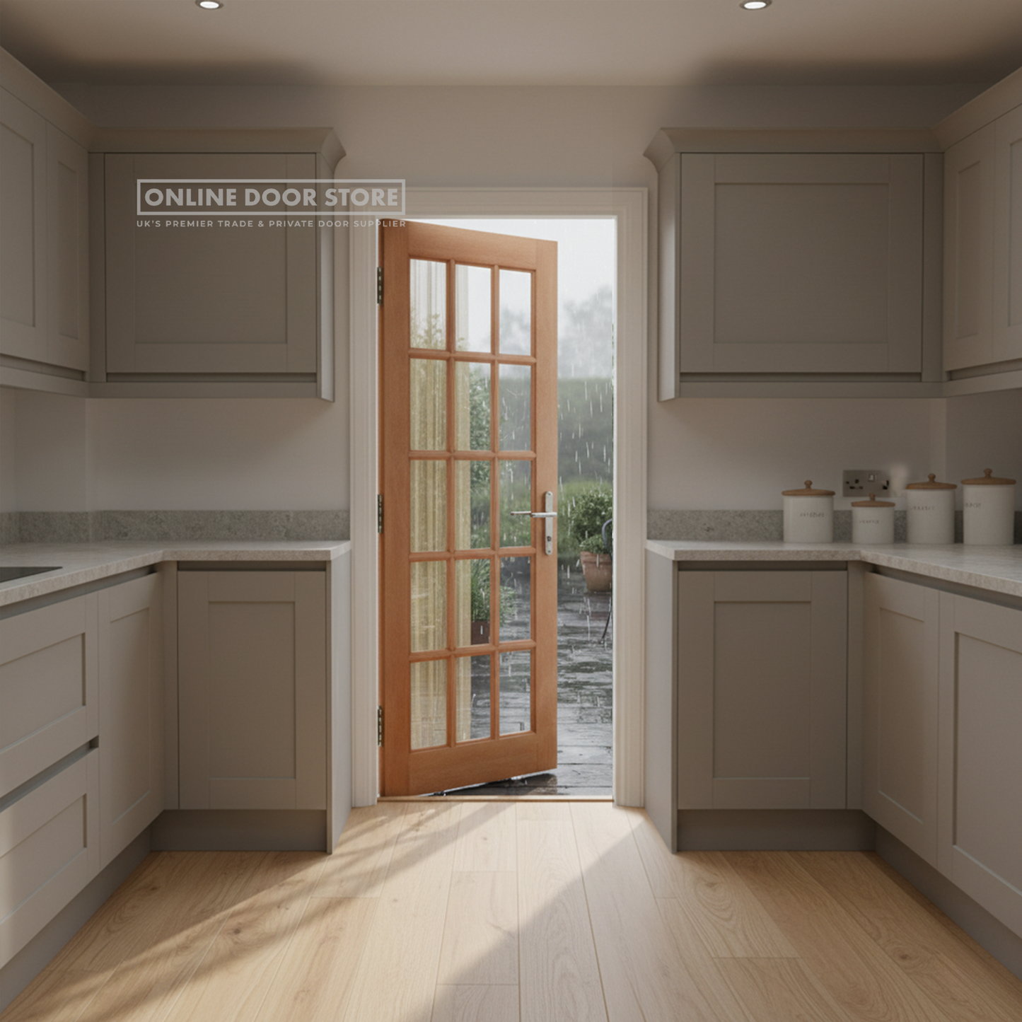 LPD Hardwood SA 15L Dowelled Unglazed External Door