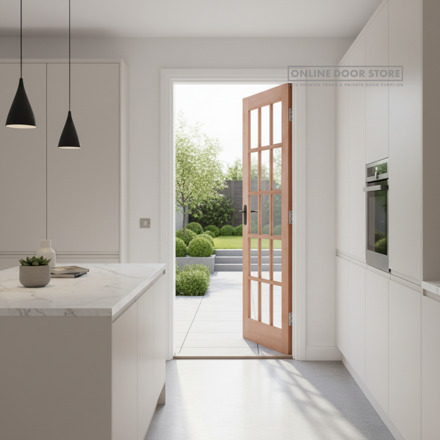 LPD Hardwood SA 15L M&T Clear Glazed External Door