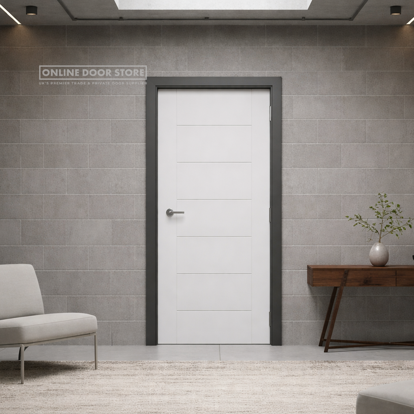 XL Joinery Perugia Pre-Finished Fully Finished White Internal Door