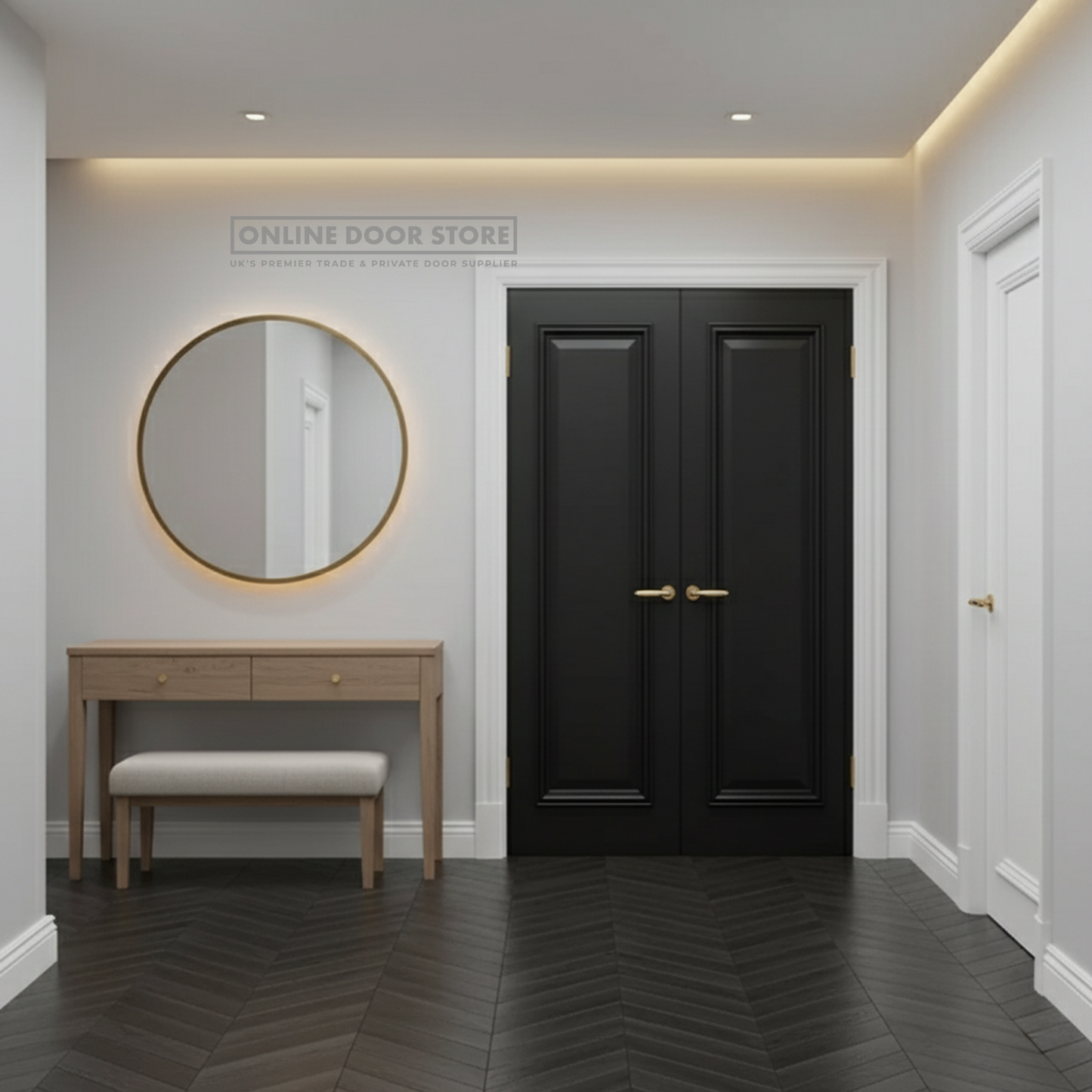 Deanta Blenheim Black Prefinished FSC Internal Door