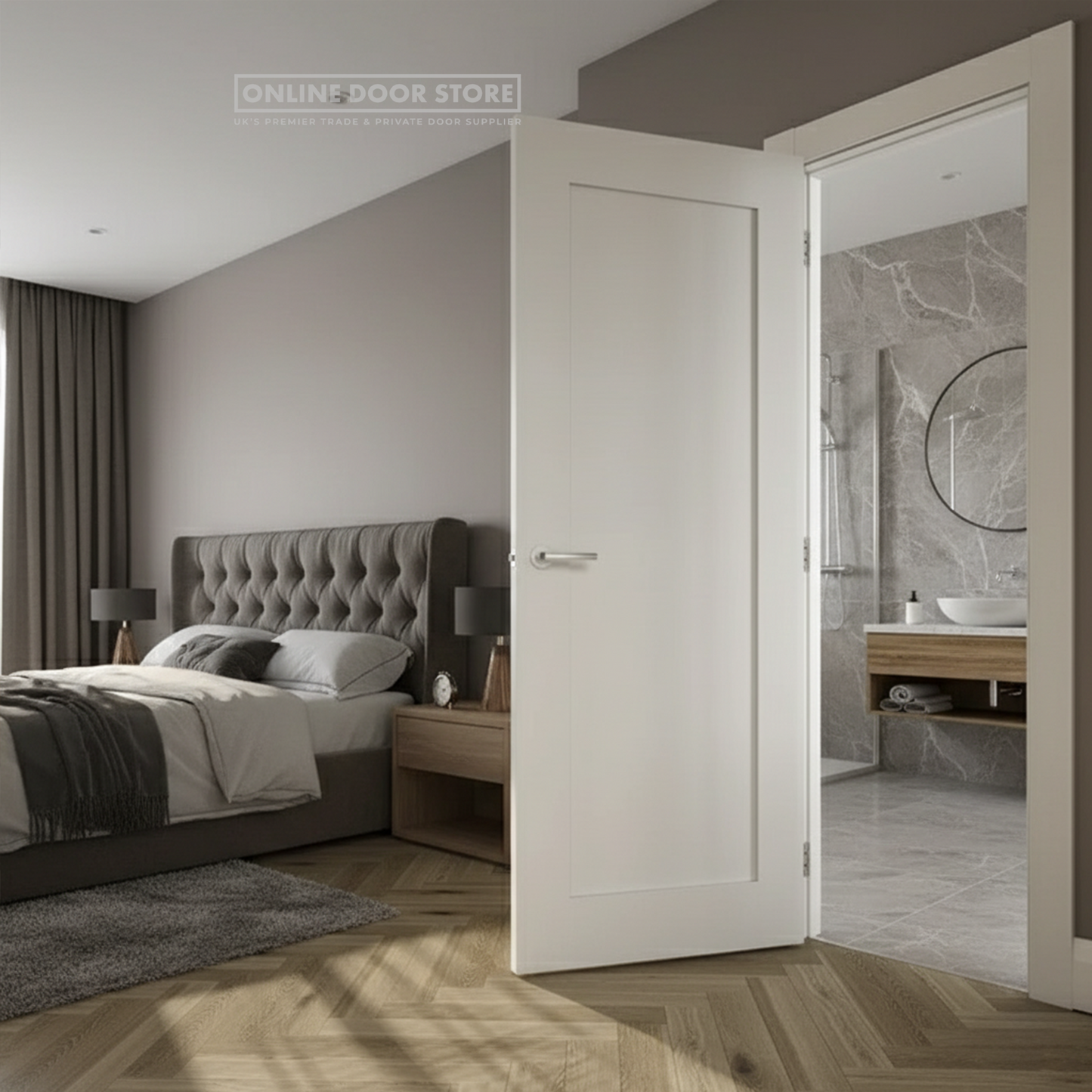 Deanta Denver White Primed Internal FD30 Fire Door