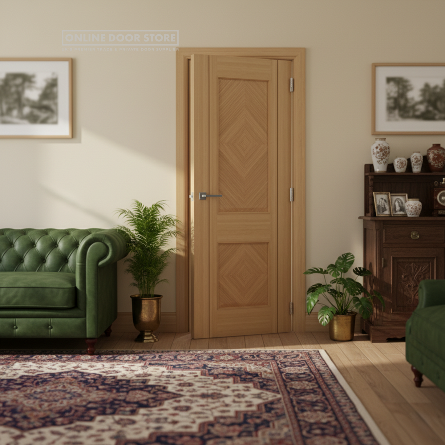 Deanta Kensington Prefinished Oak Internal Door