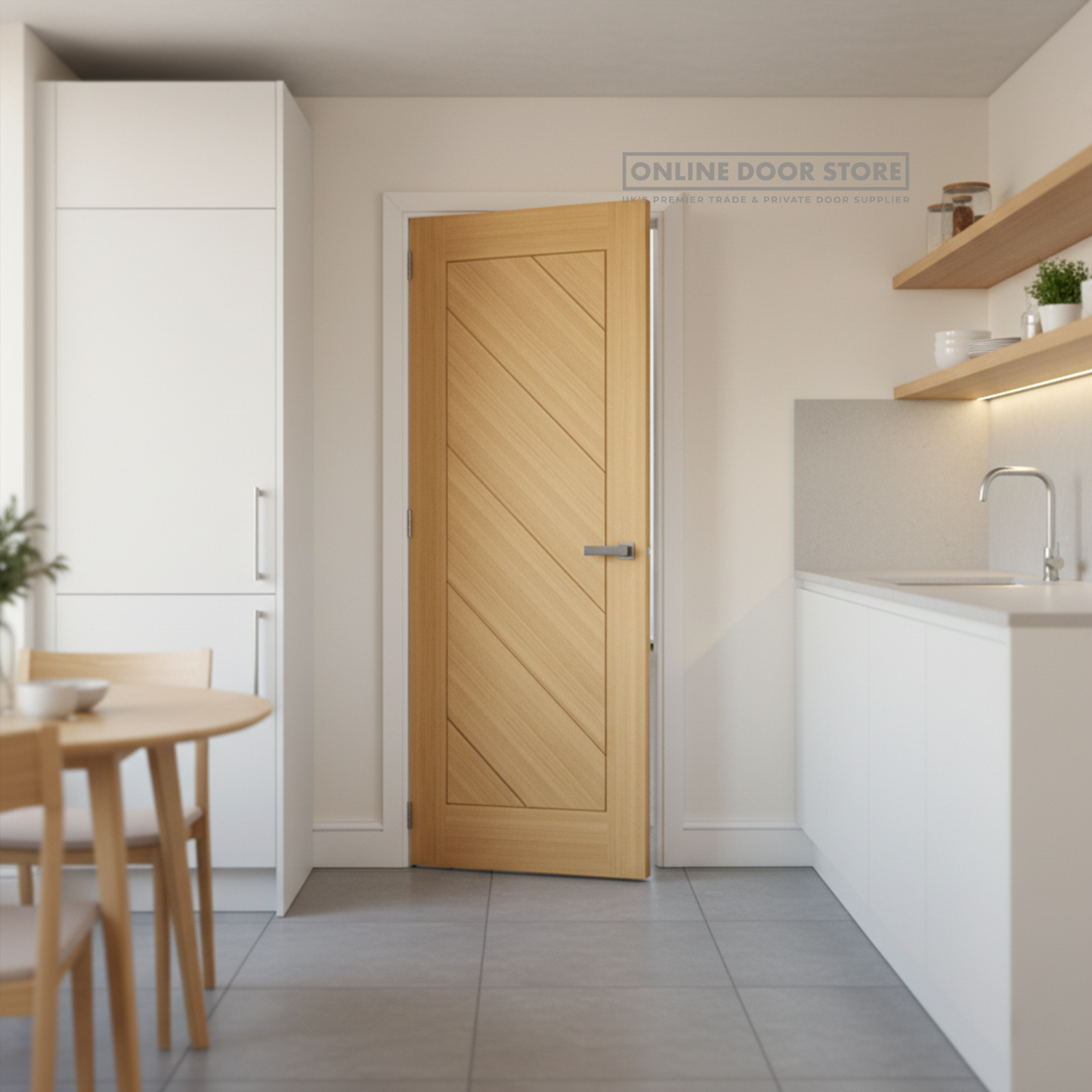 Deanta Torino Pre-Finished Oak Internal FD30 Fire Door