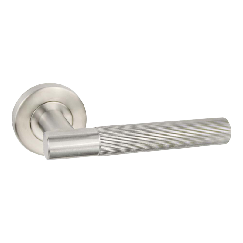 LPD Geneva Satin Stainless Steel Tone Handle Hardware Privacy Pack