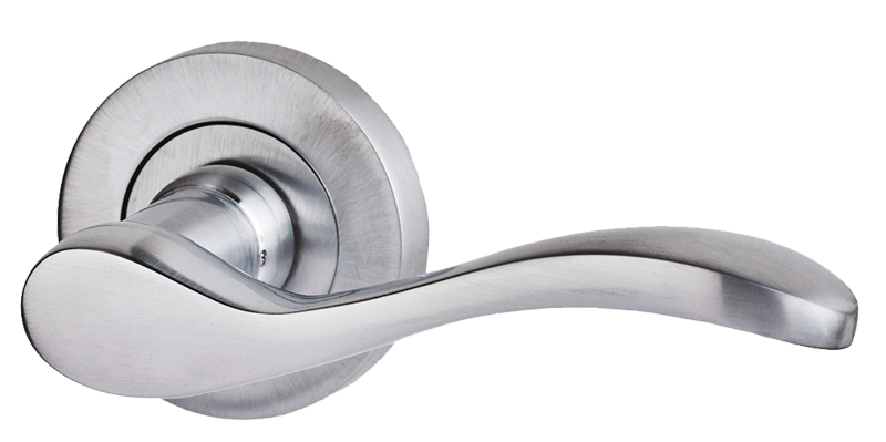 LPD Ironmongery Ariel Satin Chrome Tone Privacy Handle Hardware Pack