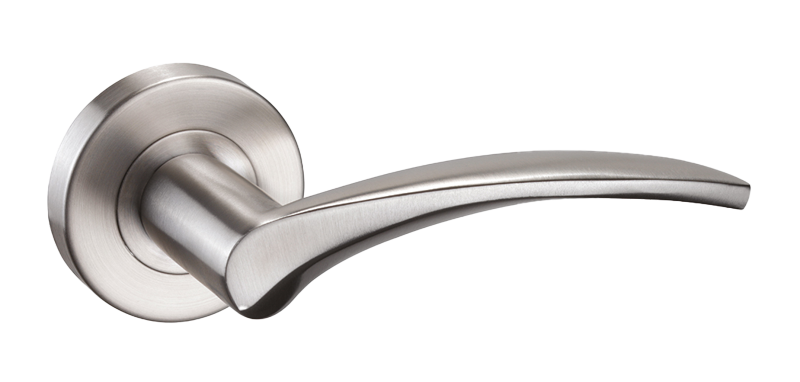 LPD Ironmongery Corvus Satin Chrome Tone Privacy Handle Hardware Pack