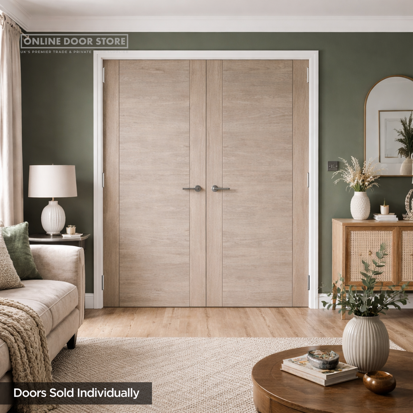 JB Kind Alabama Light Grey Laminated Internal FD 30 Fire Door