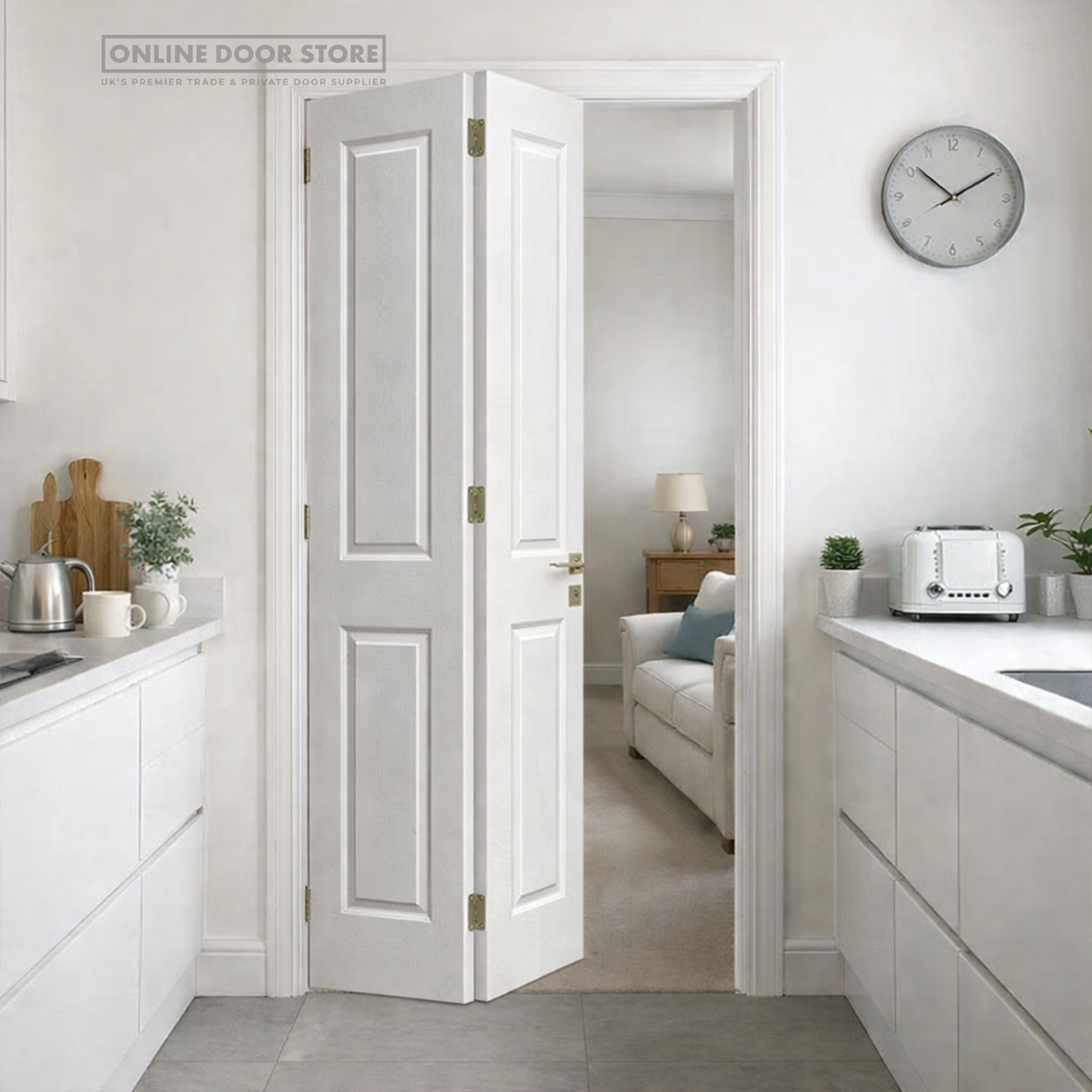 JB Kind Canterbury Grained Bi-fold Internal Doors