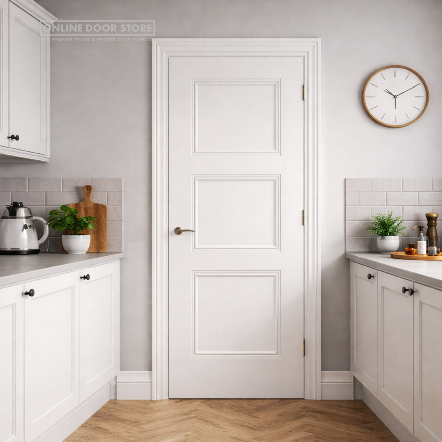 JB Kind Catton Internal White Primed FD30 Fire Door