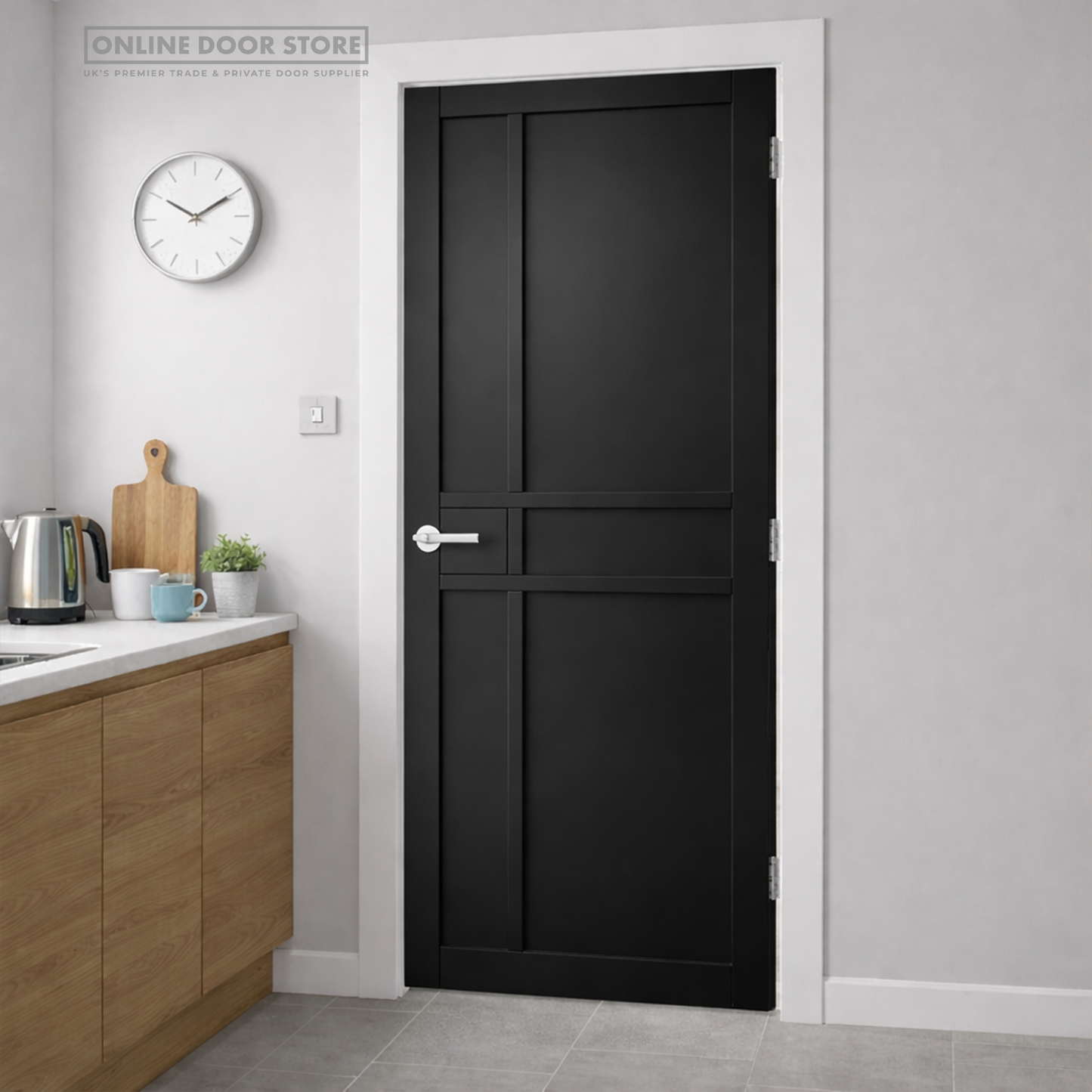 JB Kind City Black Internal Door