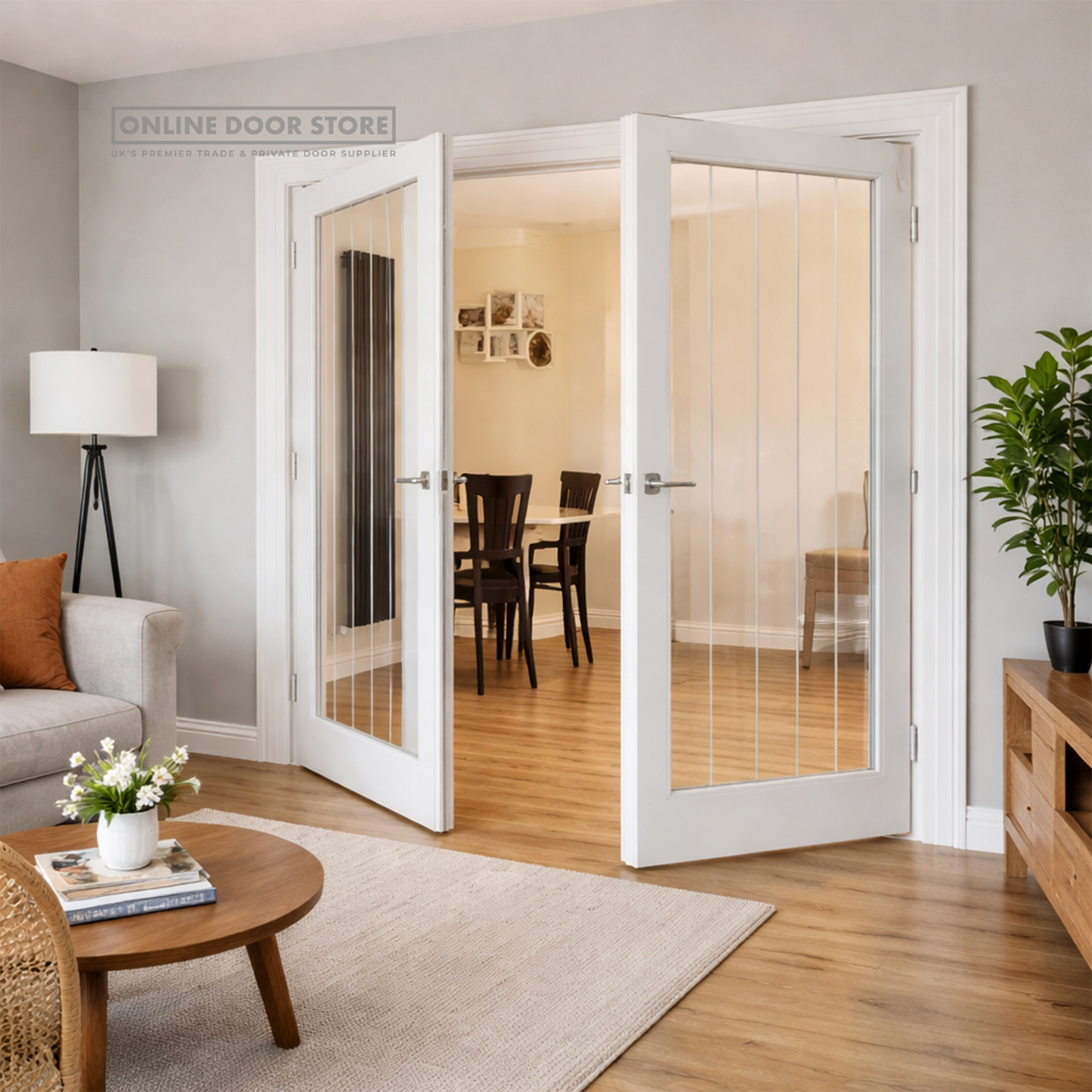 JB Kind Cottage 1 Light Clear Internal Glazed Door