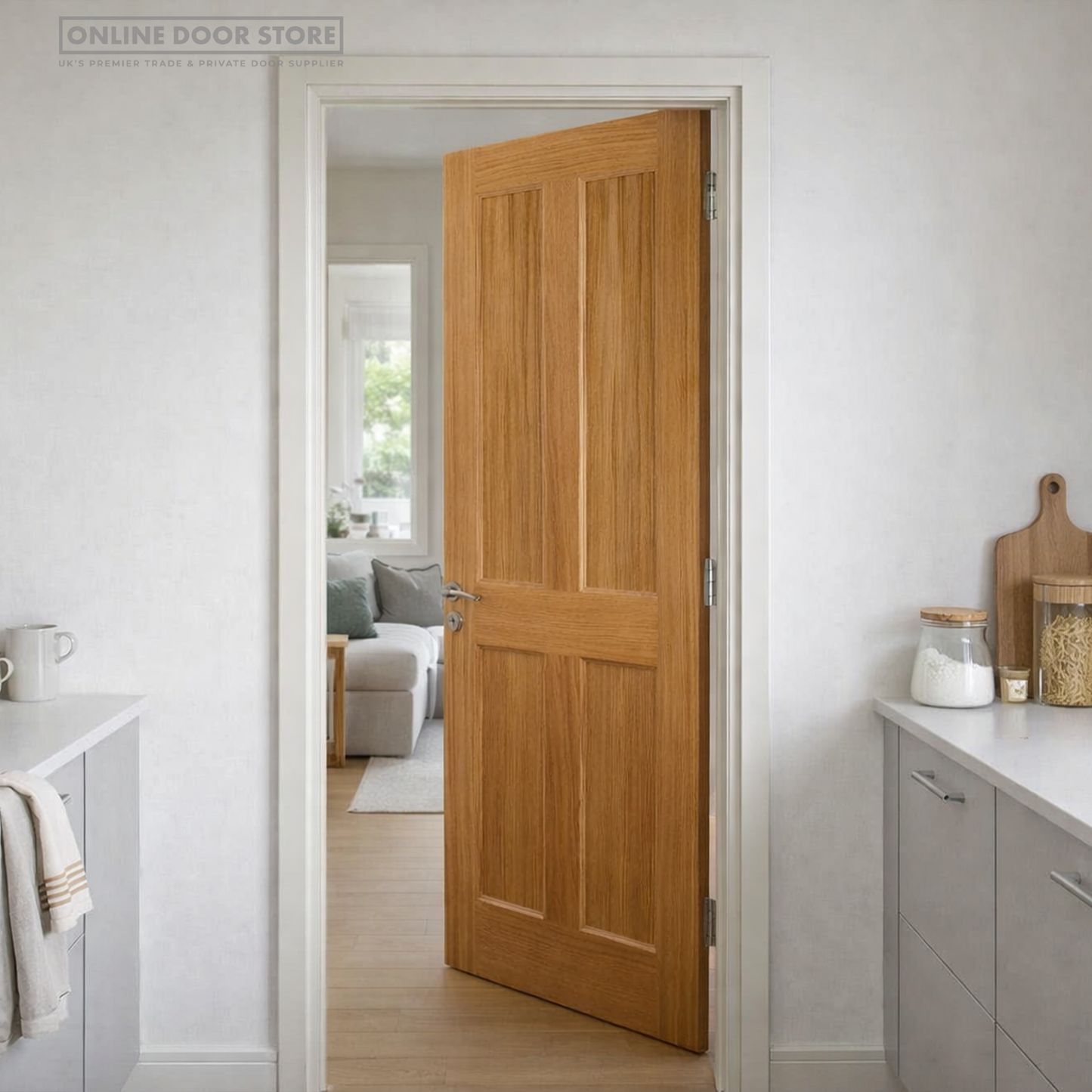JB Kind Derwent Oak Internal Door