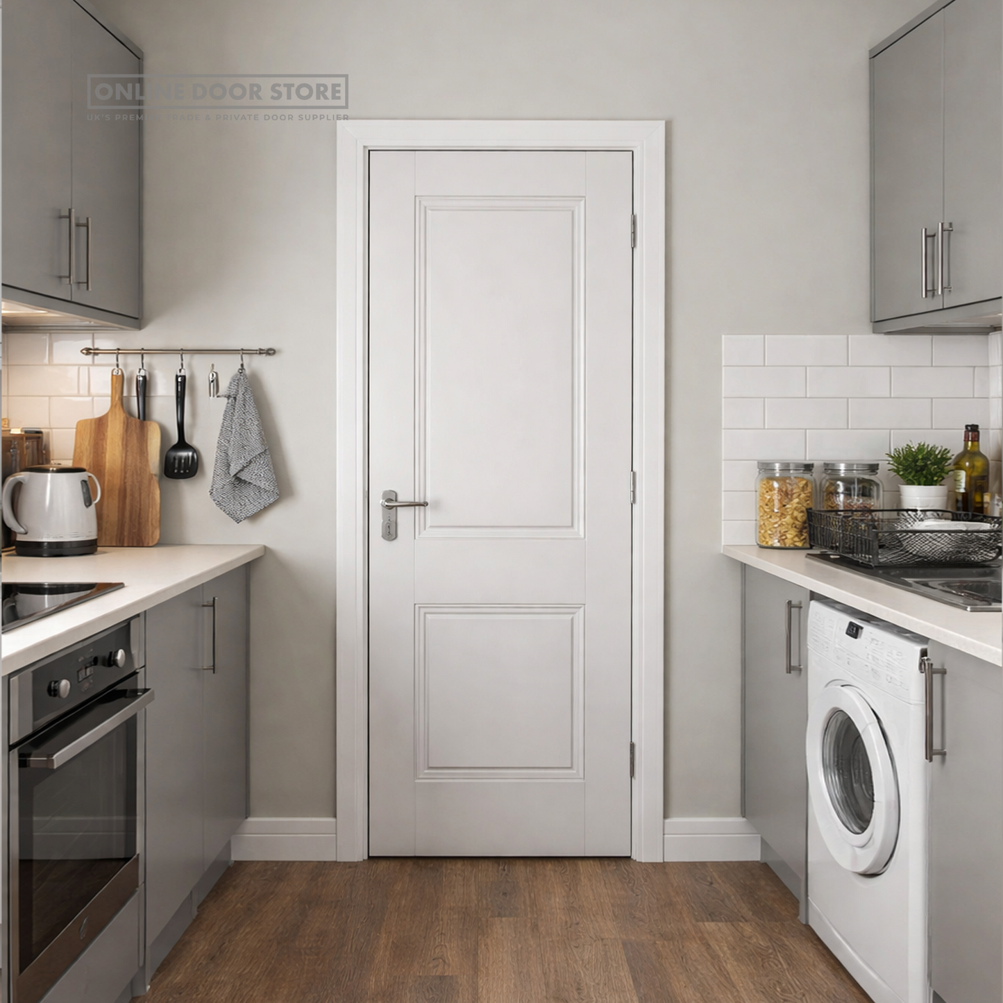 JB Kind Hardwick White Primed Internal FD30 Fire Door