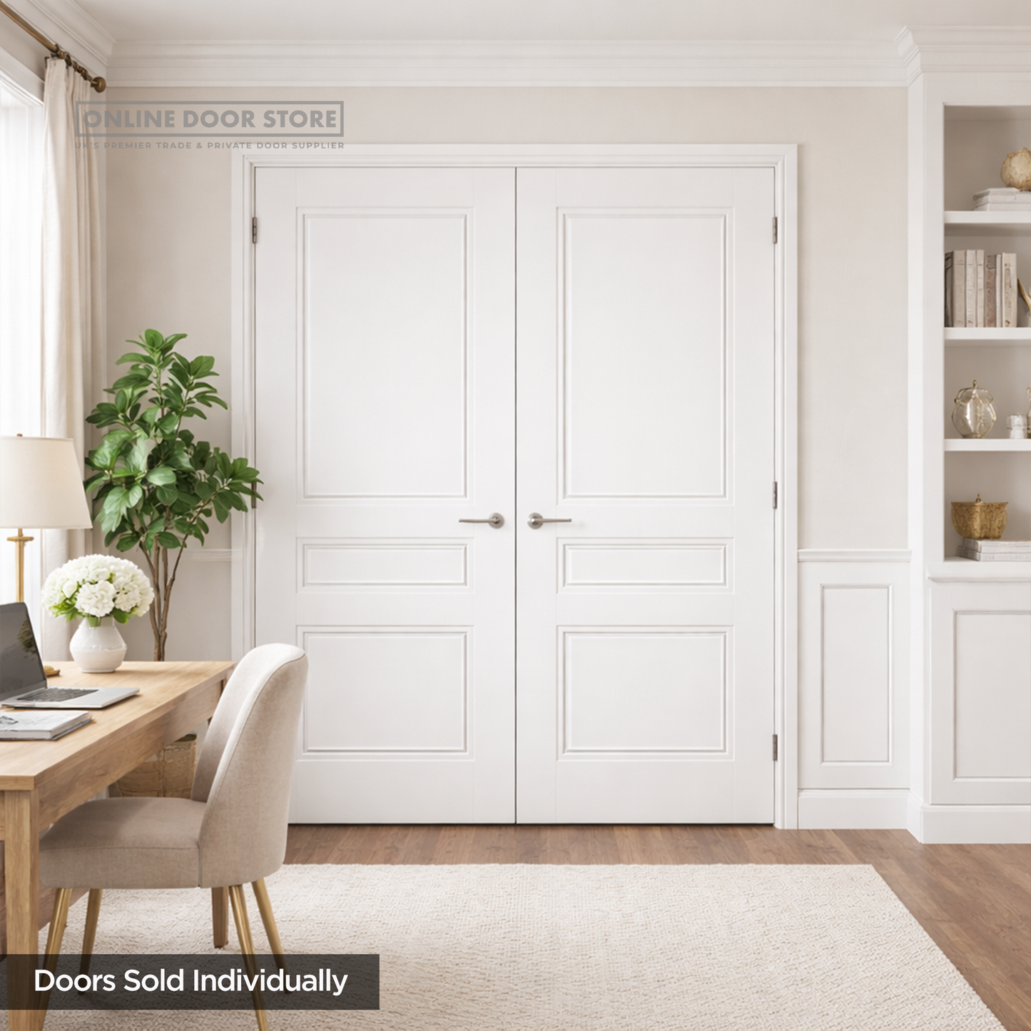 JB Kind Osborne White Primed Internal FD30 Fire Door