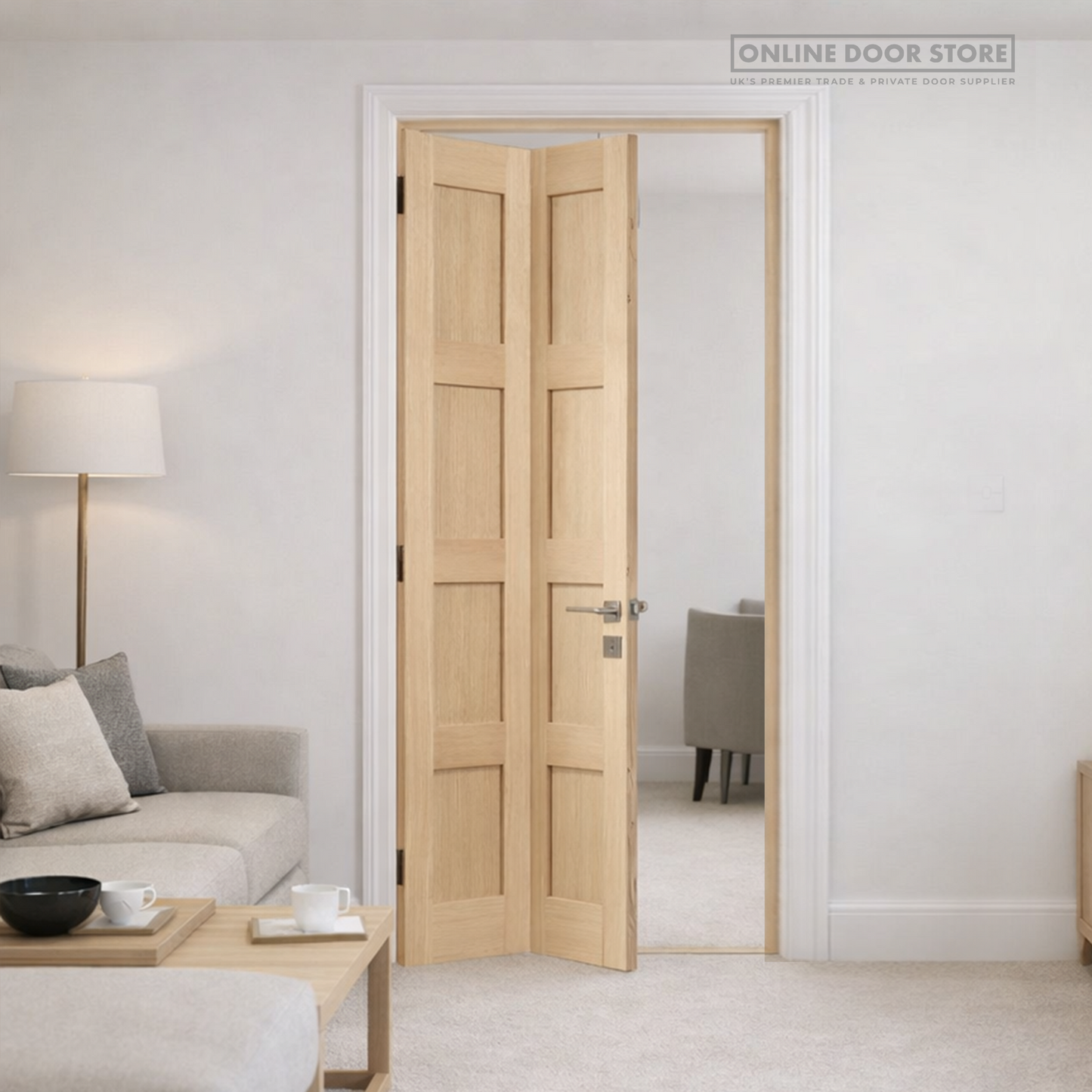JB Kind Snowdon Oak Internal Bi-fold Door