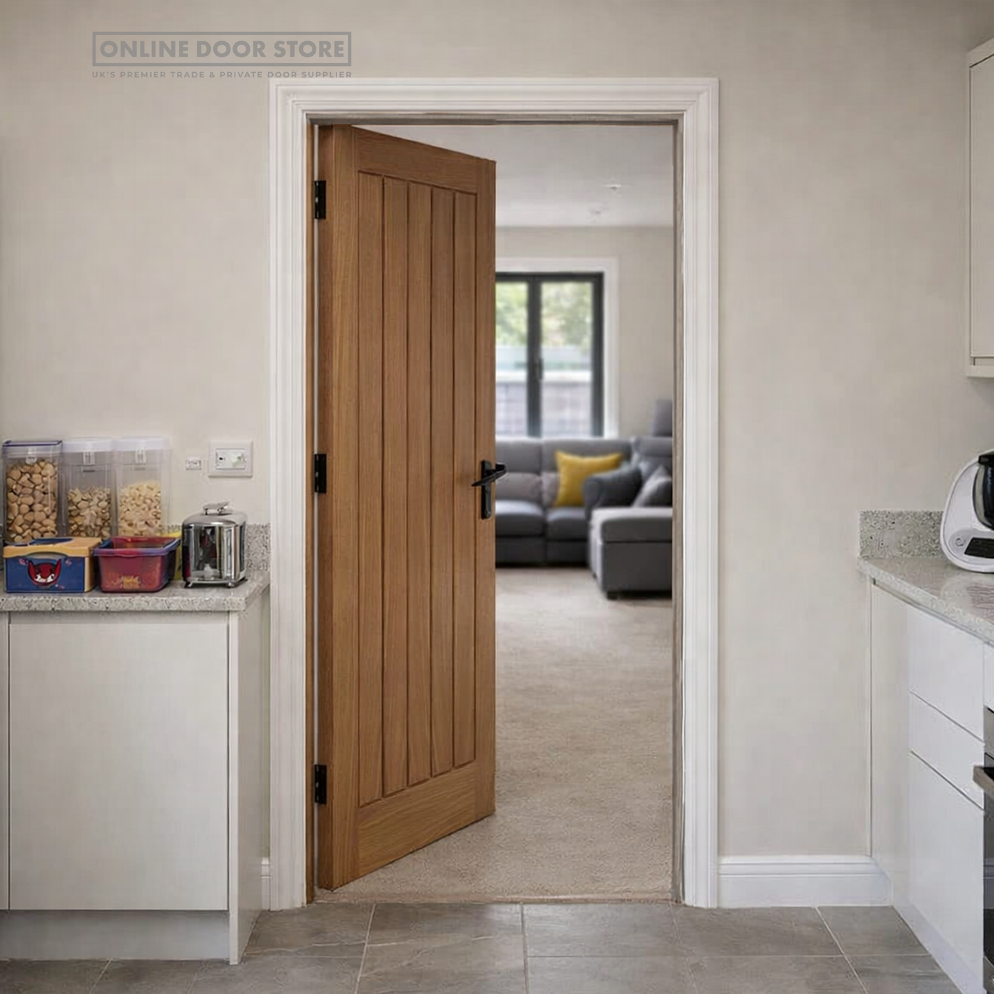 JB Kind Thames Oak Finished Internal FD30 Fire Door