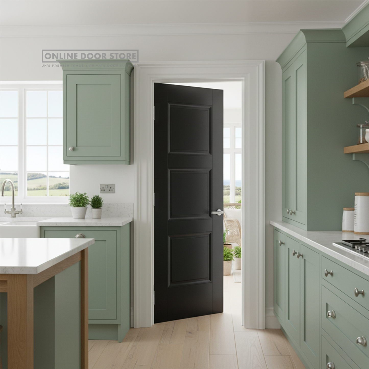 LPD Black Amsterdam Internal Door