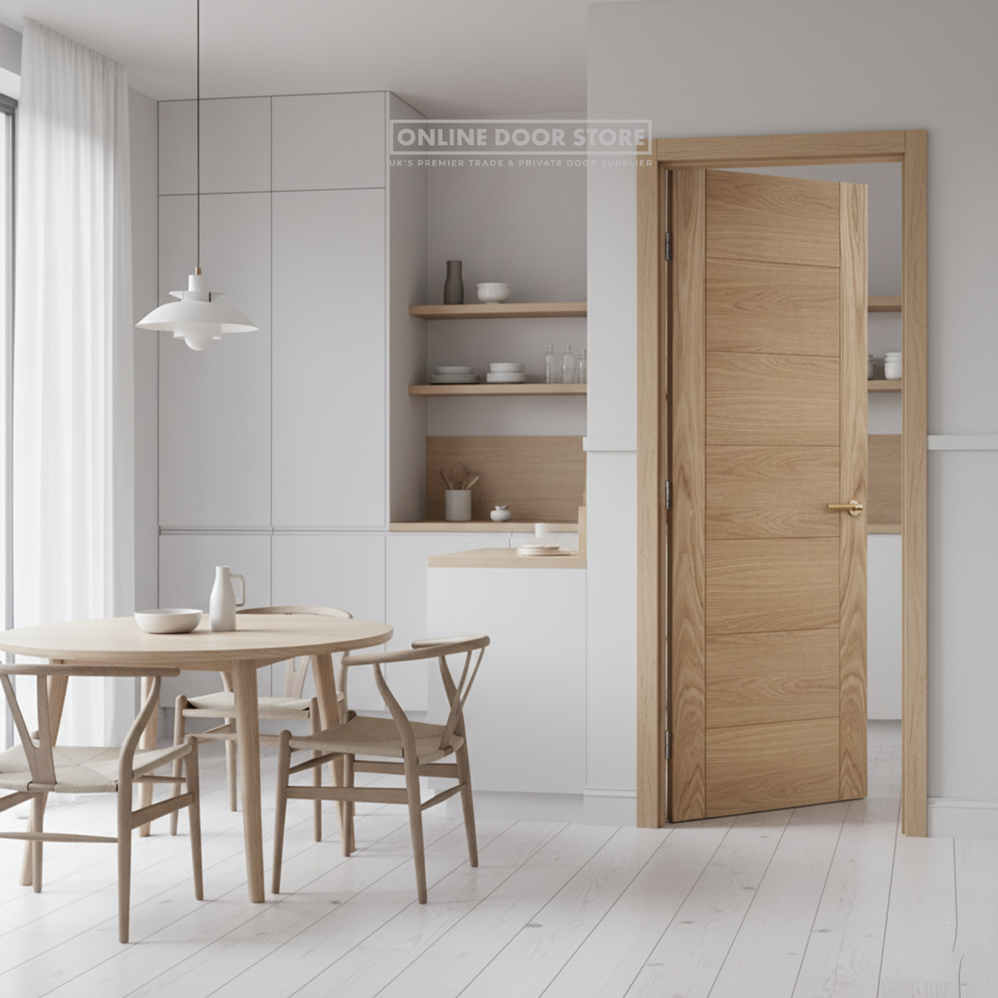 LPD Oak Carini Unfinished Internal Door