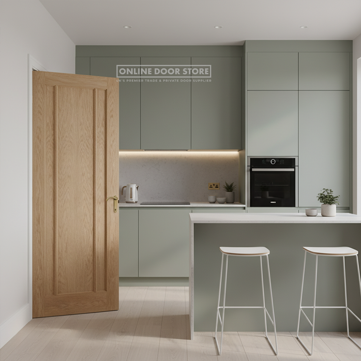 LPD Oak Lincoln Unfinished Internal Door