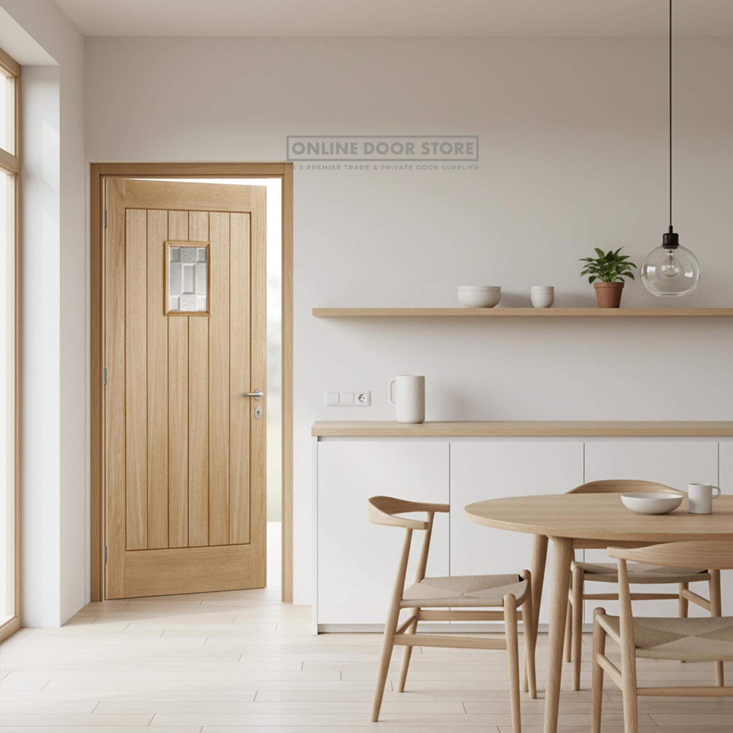 LPD Oak Suffolk External Door