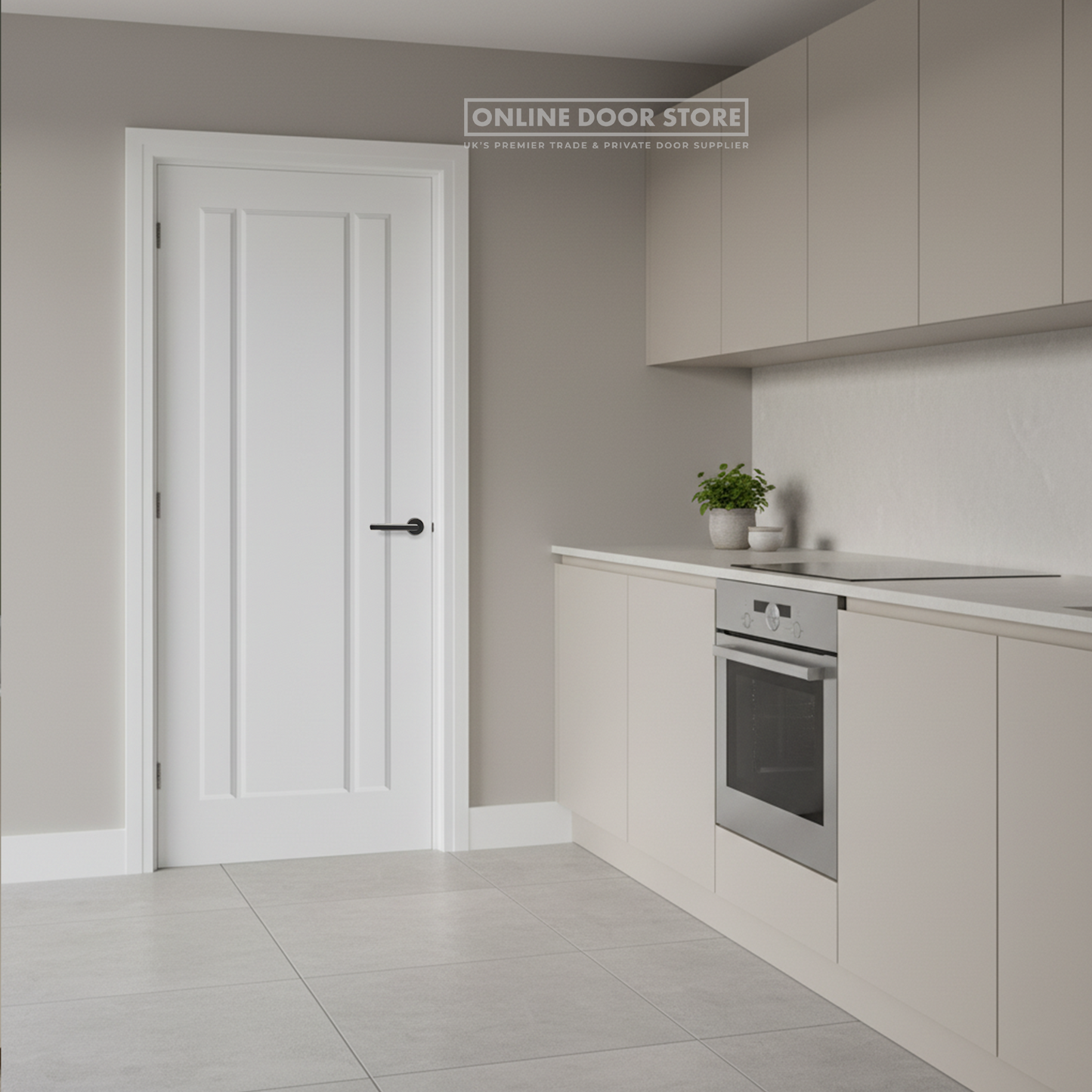 LPD White Lincoln FD30 Fire Door