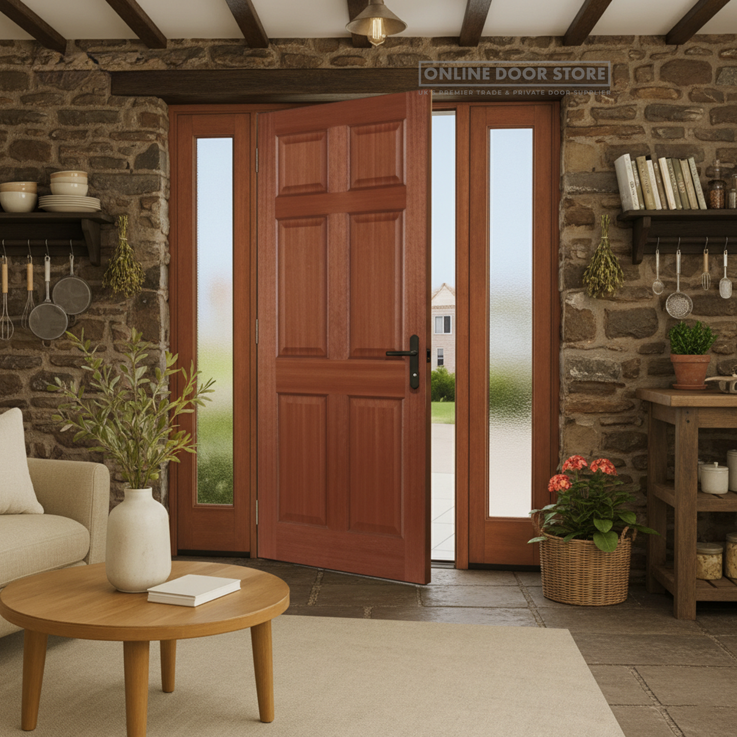 Mendes Colonial 6 Panel Hardwood External Door