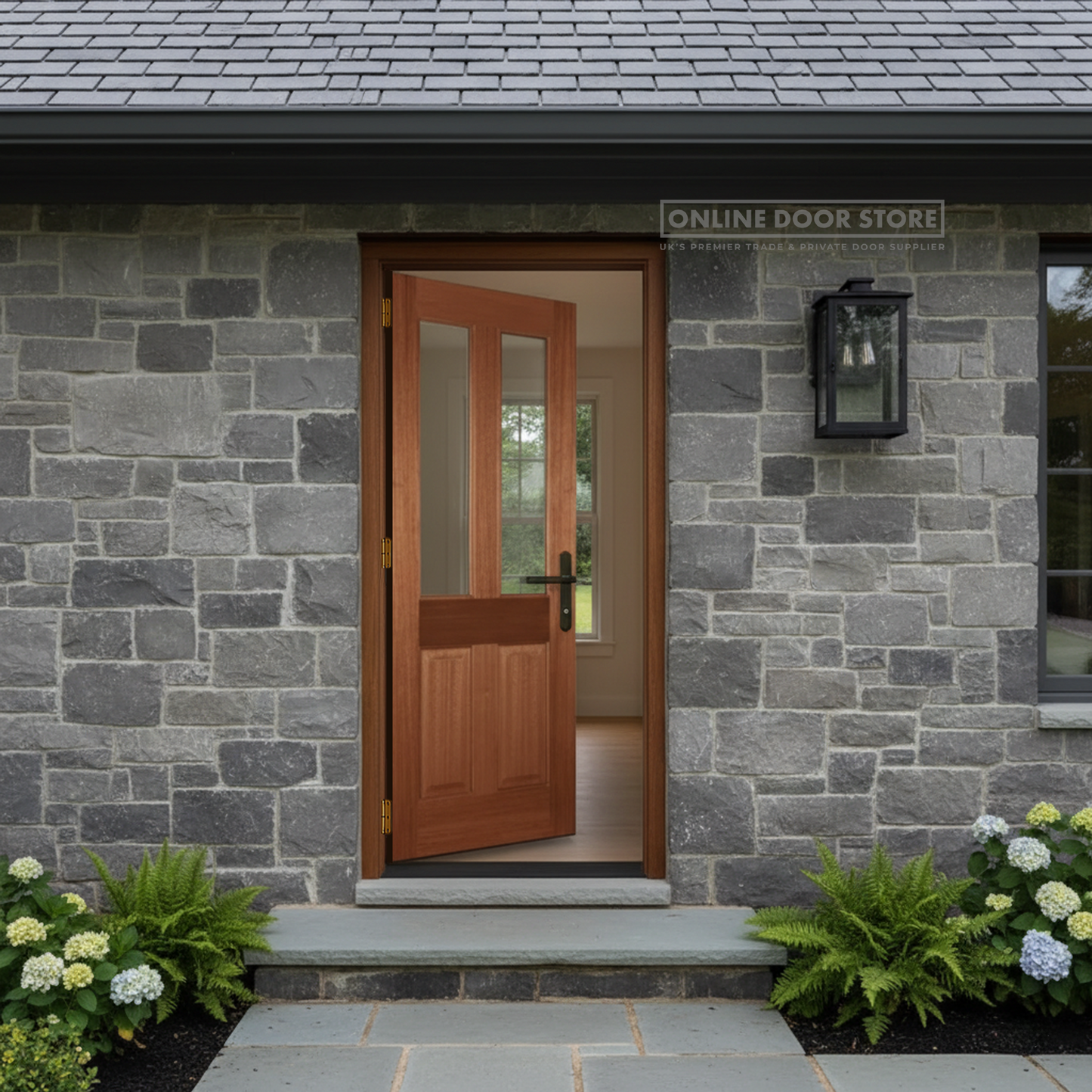 Mendes Edwardian Hardwood Unglazed External Door