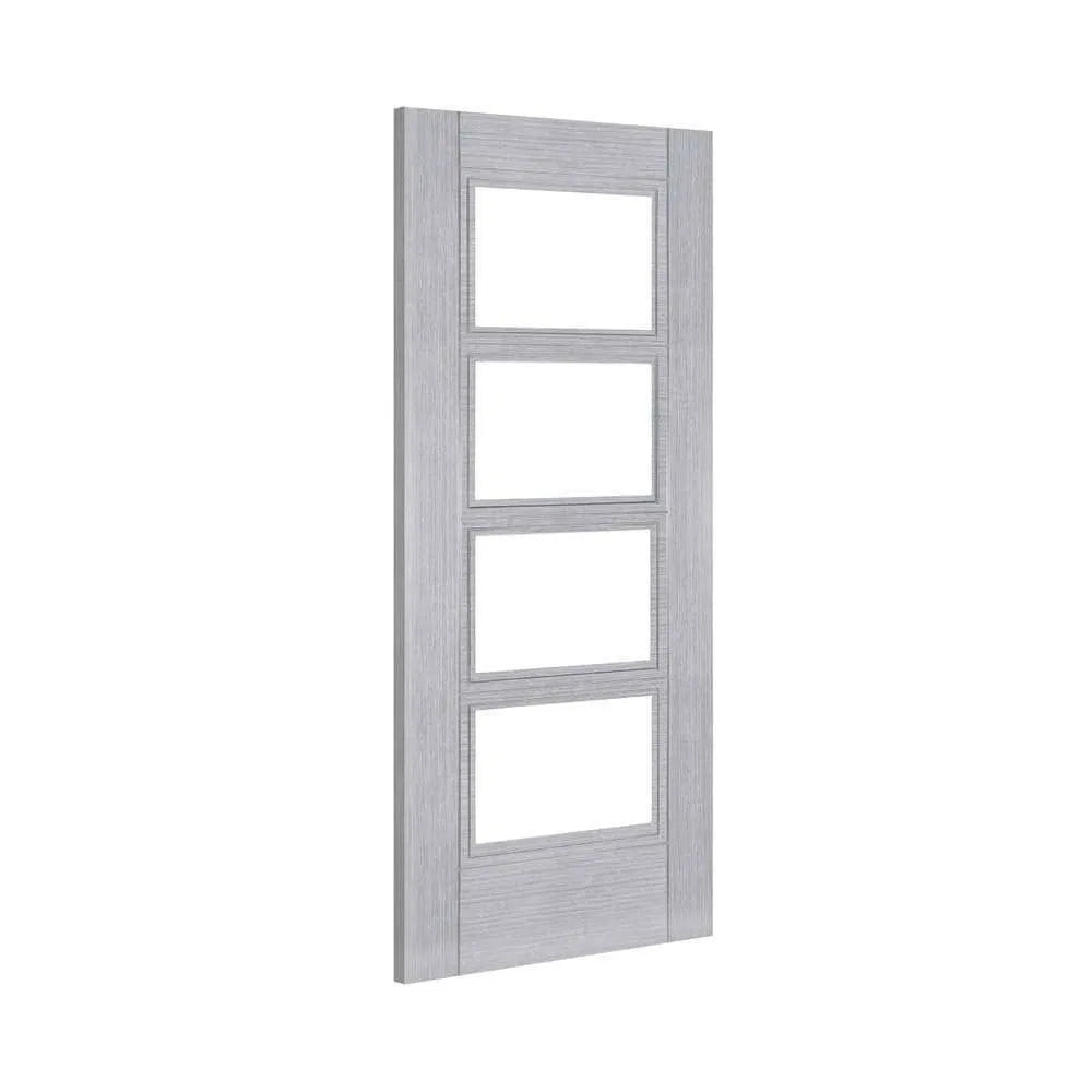 Deanta Montreal Light Grey Ash Glazed FD30 Fire Door
